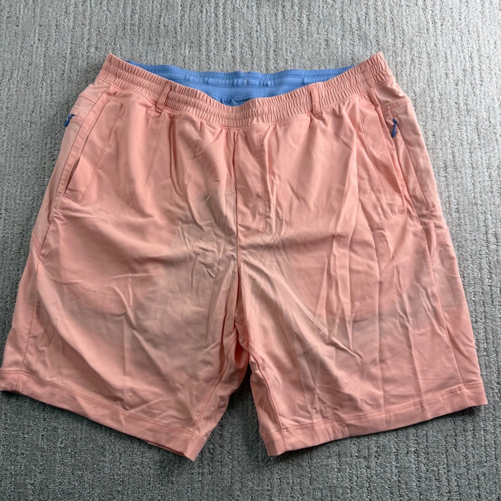 Birddogs Gym Shorts Lined Mens Size XXL Long Pink Athletic Training Running